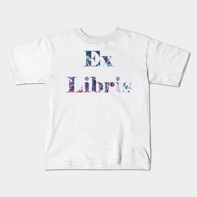 Ex Libris2 Kids T-Shirt by MarbleCloud